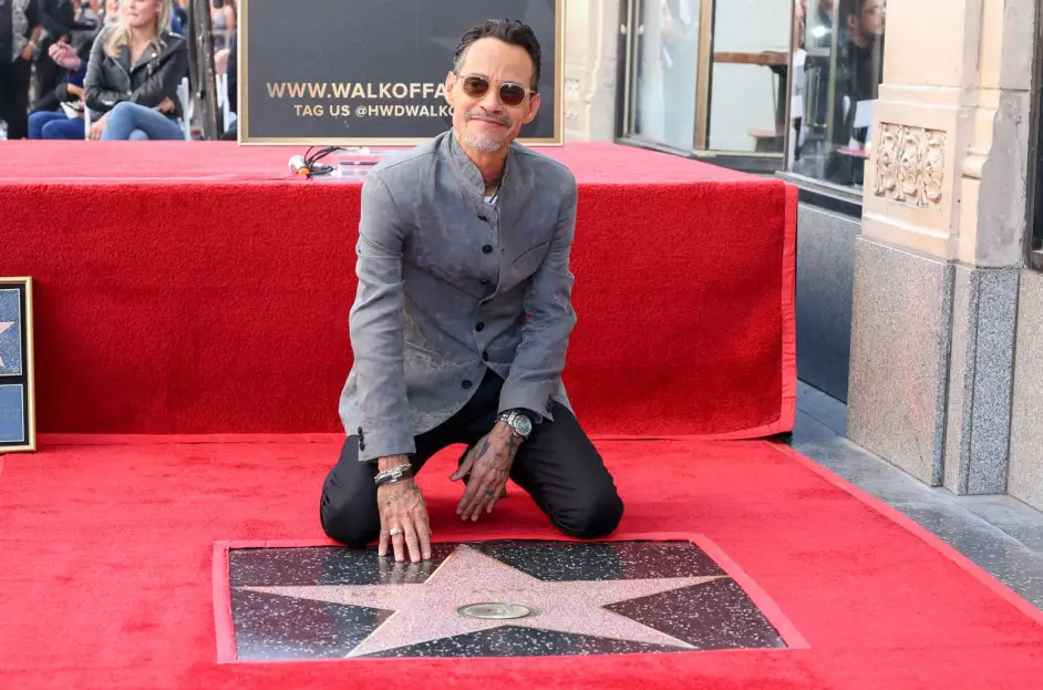 Marc Anthony Gets Star on Hollywood Walk of Fame